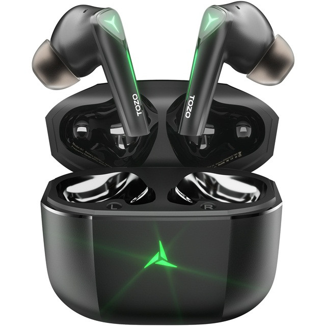 Słuchawki TWS TOZO Gaming Pods Black - zdjęcie 1