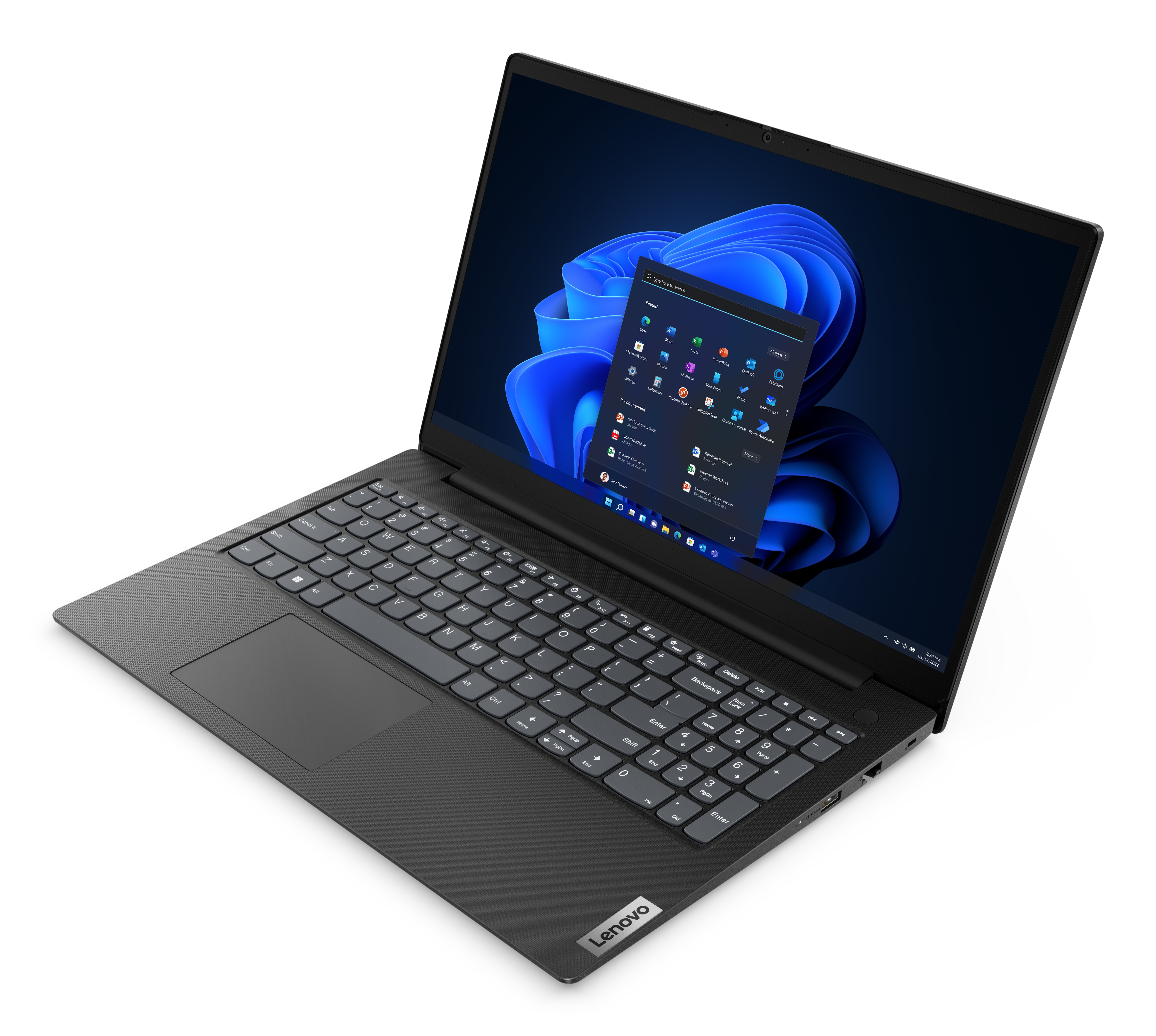 Lenovo V15 G4 IRU i3-1315U 15,6”FHD AG IPS 8GB SSD256 UHD 64EUs Cam720p LAN 38Wh NoOS 3Y Black - zdjęcie 4