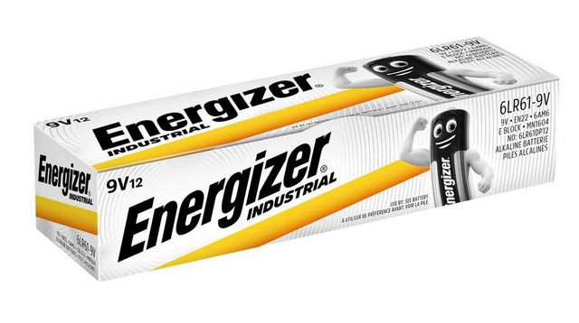 ENERGIZER BATERIE ALKALINE INDUSTRIAL PRO 6LR61 9V 12szt. - zdjęcie 1