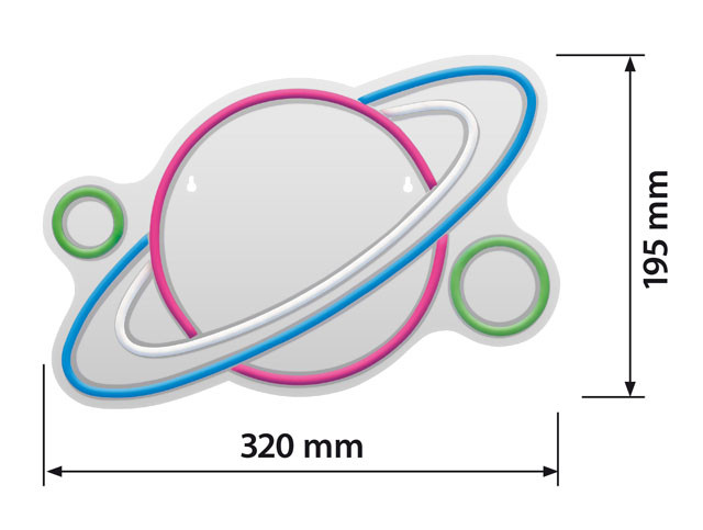 Neon LED Actis ACS-NEON PLANET - zdjęcie 4