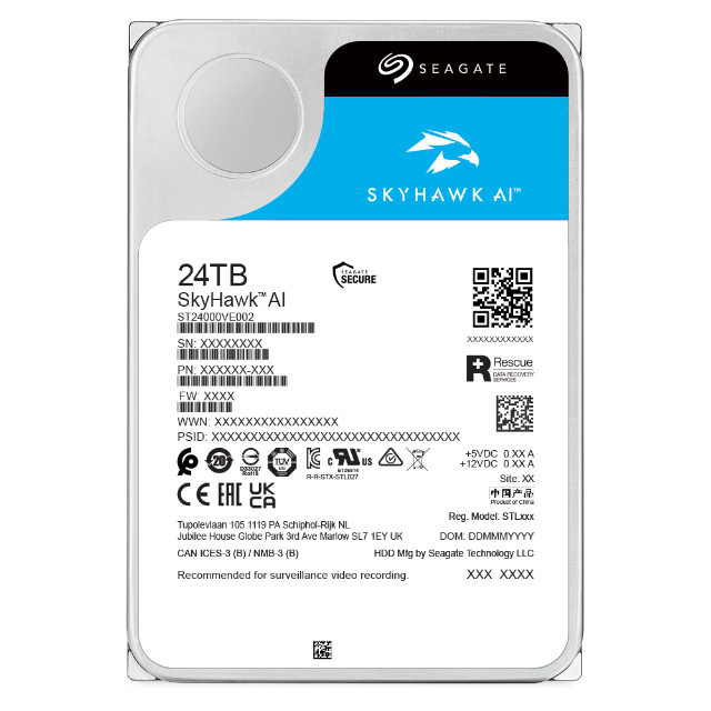HDD Seagate Skyhawk AI 24TB SATA ST24000VE002 - zdjęcie 3