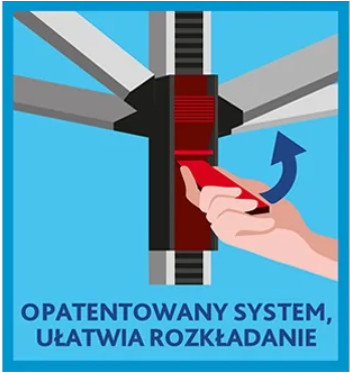 Suszarka zewnętrzna Vileda Sun Lift 50 - zdjęcie 3