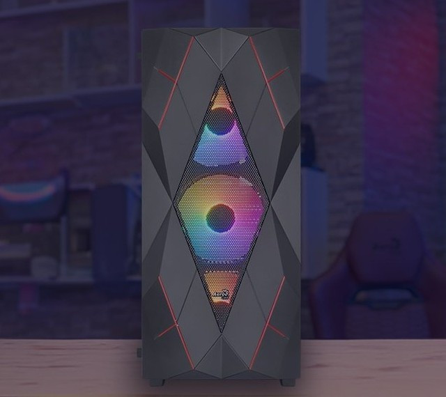 Obudowa AEROCOOL PGS VOLCAN-G-BK-v1 - zdjęcie 2