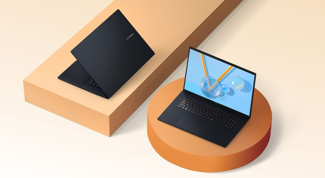 ASUS Vivobook 18 M1807HA-S8026W Ryzen 7 260 18.4"WUXGA IPS-level 144Hz 300nits AG 16GB DDR5 SSD512 Radeon Graphics WLAN+BT Cam720p 70WHrs Win11 Quiet Blue - zdjęcie 1
