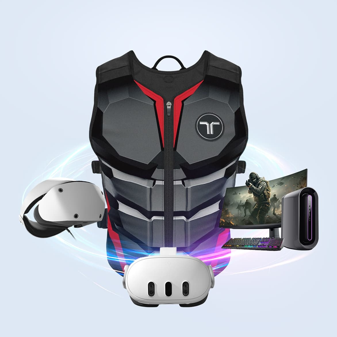 Kamizelka haptyczna bHaptics TactSuit Air Onyx - zdjęcie 3