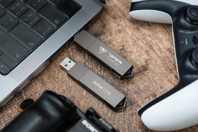 Dysk SSD Patriot PVP30 512GB 1000MB/s USB Duo A+C 3.2 Gen2 Alu - zdjęcie 2