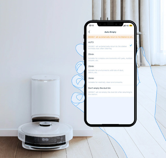 Robot sprzątający Ecovacs Deebot N10 Plus (biały) - zdjęcie 9
