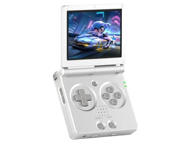 Przenośna konsola retro ANBERNIC RG 35xx SP SILVER - zdjęcie 2
