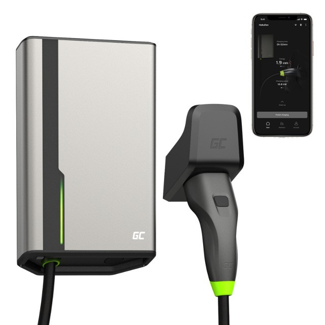 Green Cell GC HabuDen Wallbox 22 kW (7,5 m kabel): - zdjęcie 1