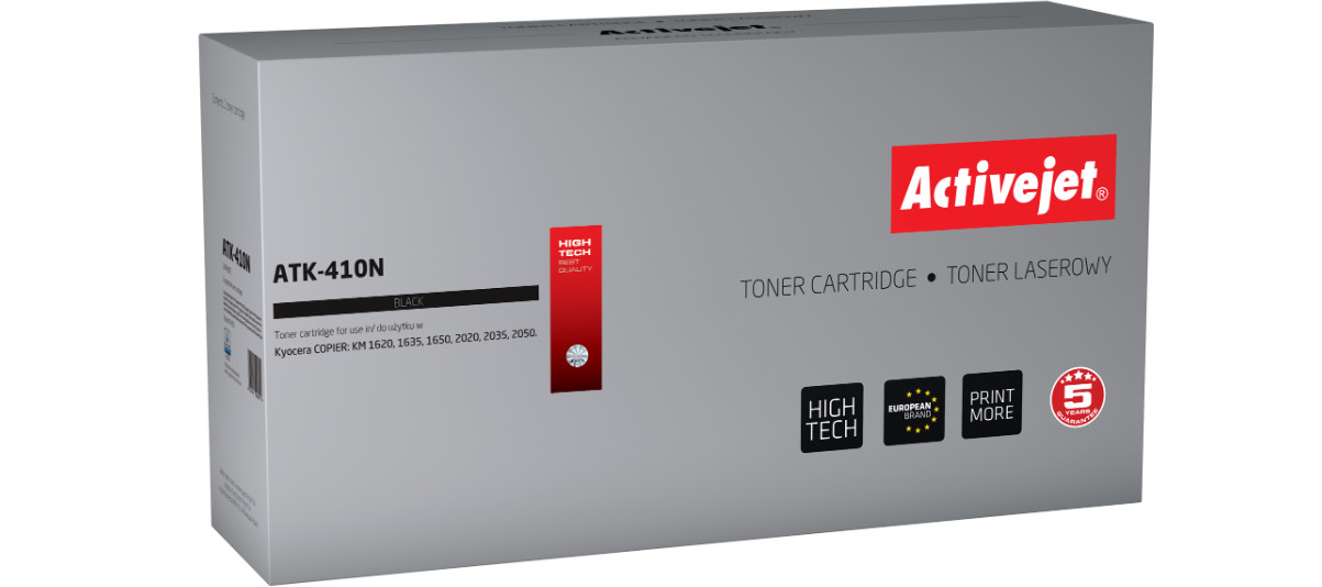 Activejet ATK-410N Toner do drukarki Kyocera, Zamiennik Kyocera TK-410; Supreme; 15000 stron; czarny. - zdjęcie 6