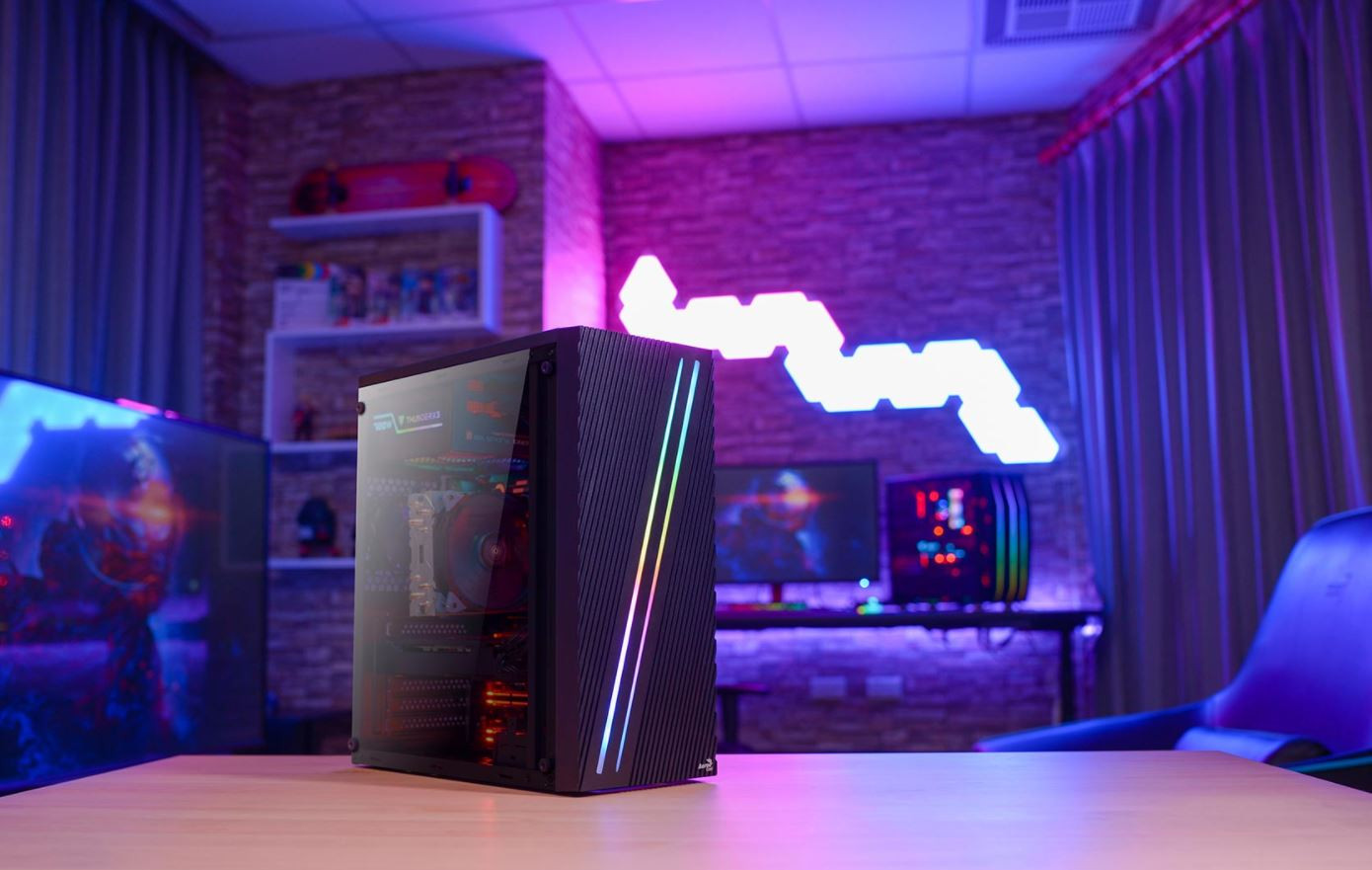 OBUDOWA AEROCOOL PGS STREAK A USB 3.0 Black RGB - zdjęcie 5