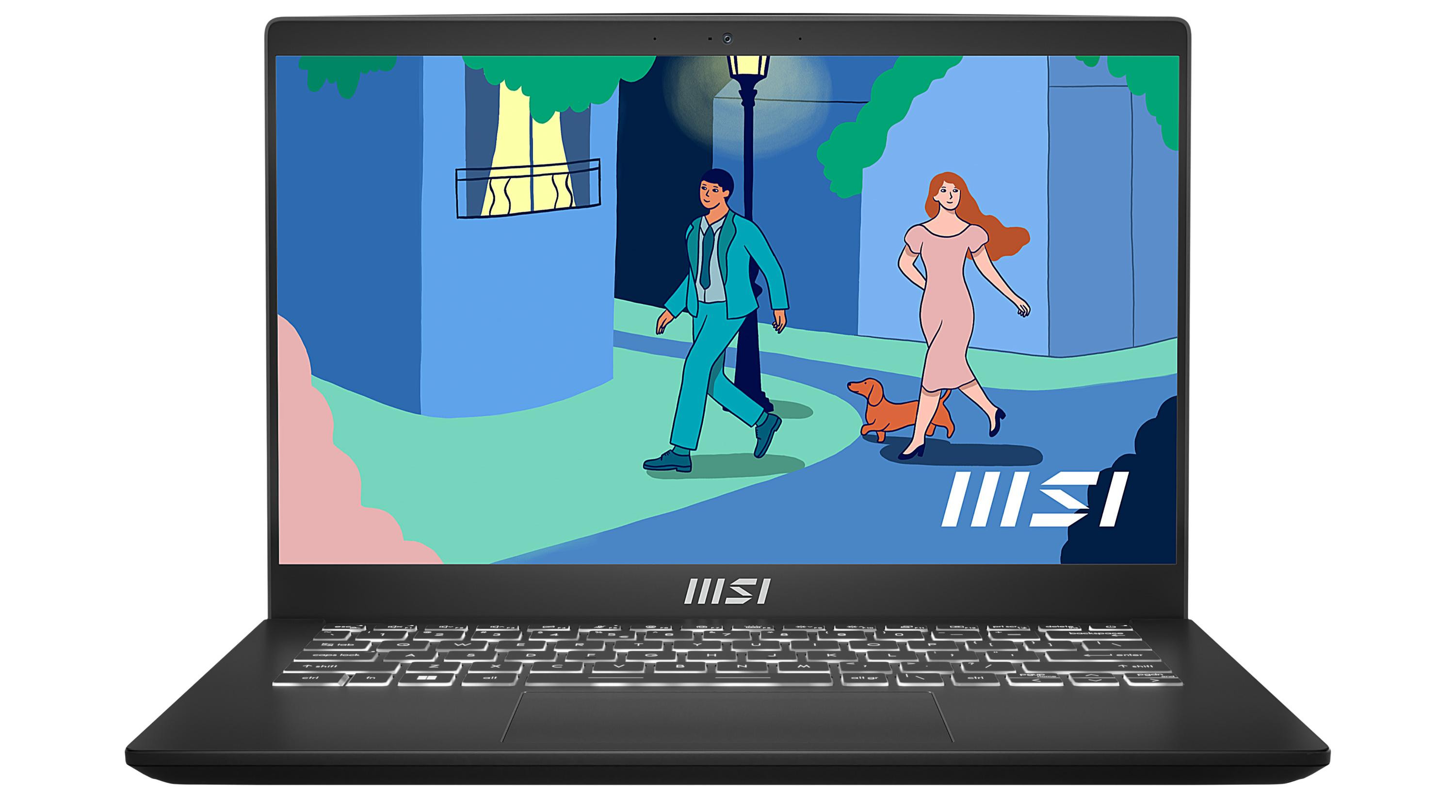 MSI Modern 14 C12MO-868PL i5-1235U 14" FHD 60Hz IPS-Level 16GB DDR4 3200 SSD512 Intel Iris Xe Graphics Win11 - zdjęcie 1