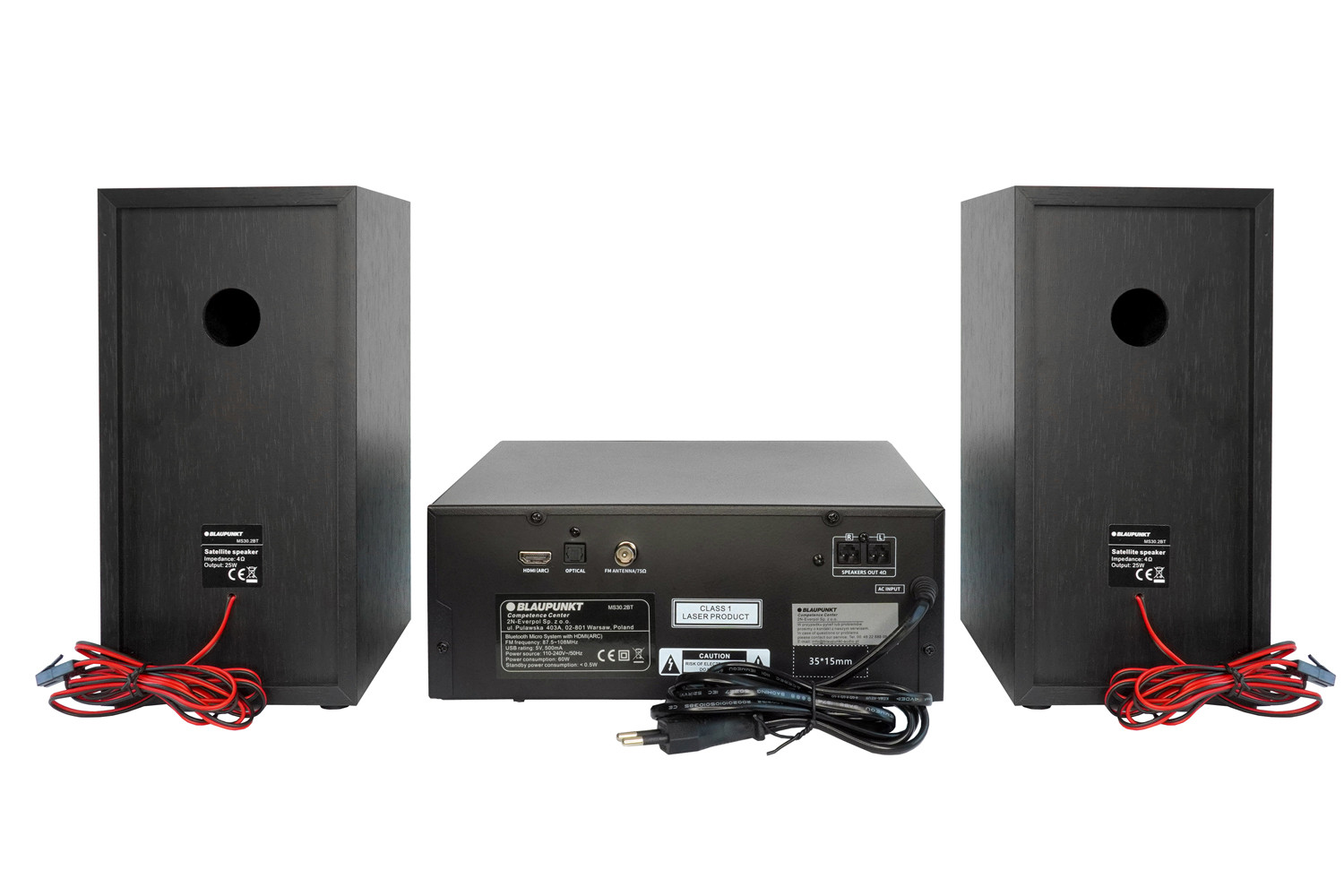 Mikrowieża Blaupunkt MS30.2BT Bluetooth czarna - zdjęcie 3