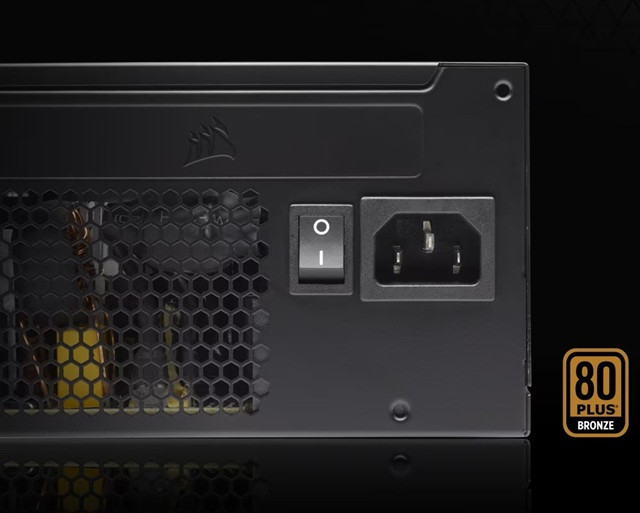 CORSAIR CX550 550W 80+BRONZE N.MODULAR ATX EU - zdjęcie 2
