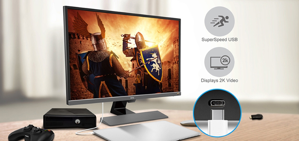 MONITOR BENQ LED 31,5" EW3270U - zdjęcie 2