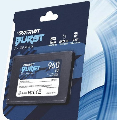 Dysk SSD PATRIOT BURST ELITE 120GB SATA 3 2.5INCH - zdjęcie 2