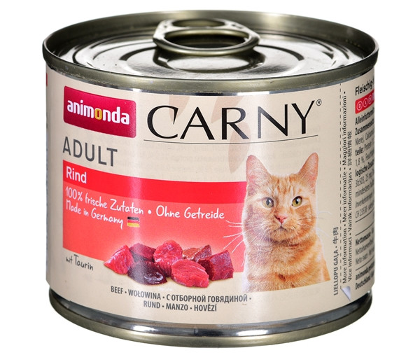 ANIMONDA Carny Adult Wołowina - mokra karma dla kota - 200g - zdjęcie 1