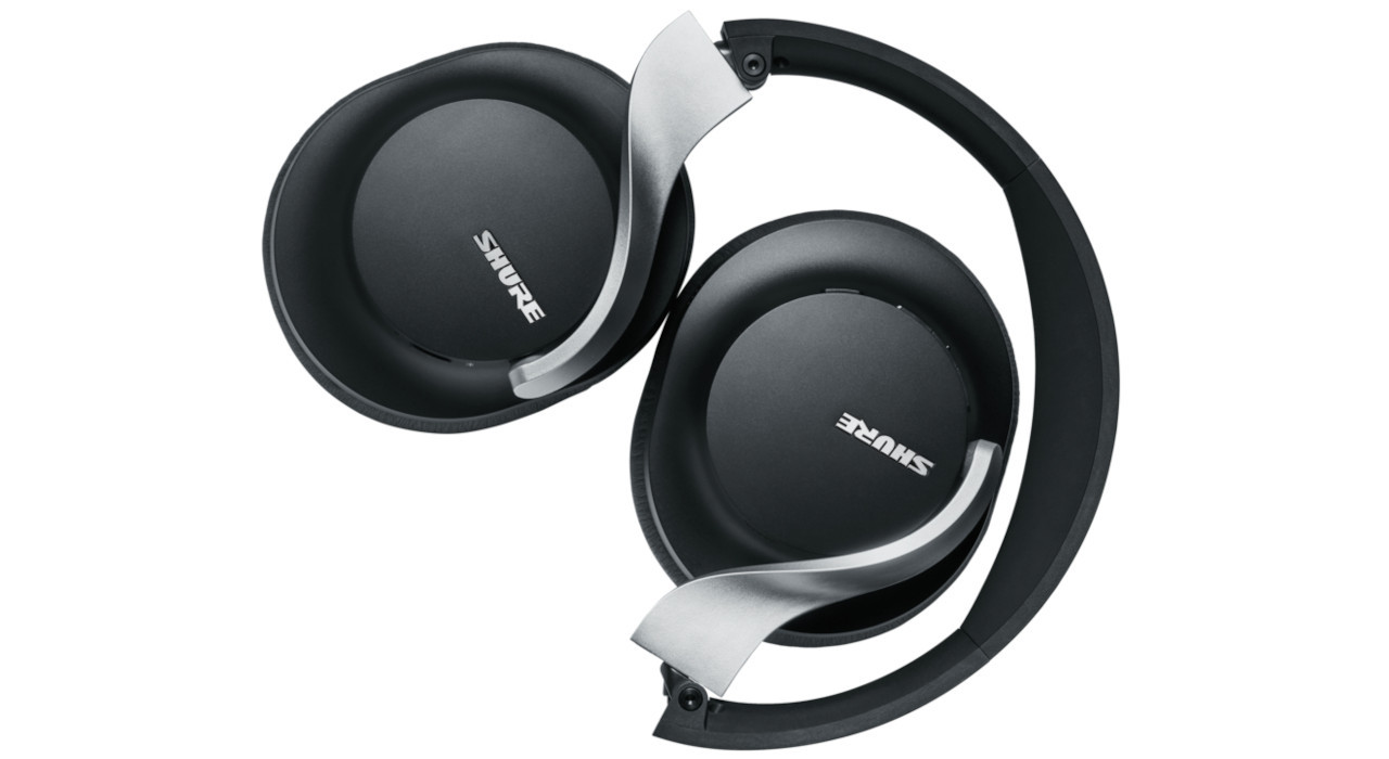Shure SBH1DYBK1-EFS - Profesjonalne słuchawki bezprzewodowe AONIC 40 z systemem ANC (czarne) - zdjęcie 4