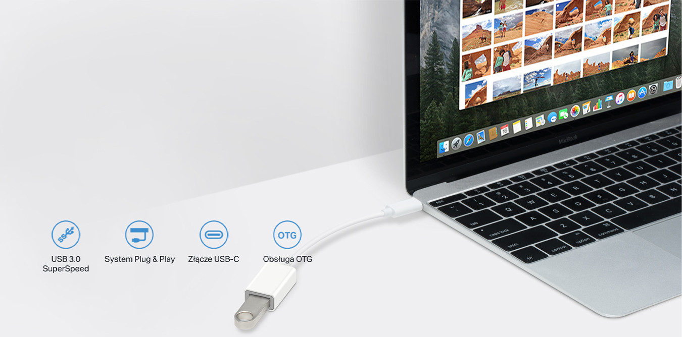 Kabel TP-LINK UC400 USB-C do USB-A 3.0 - zdjęcie 1