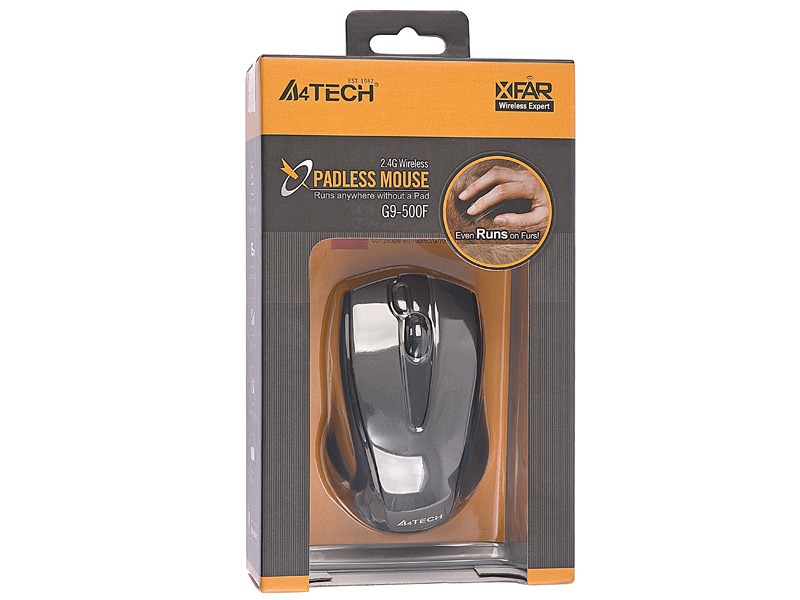 Mysz A4Tech V-TRACK G9-500F-1 Black RF nano - zdjęcie 3