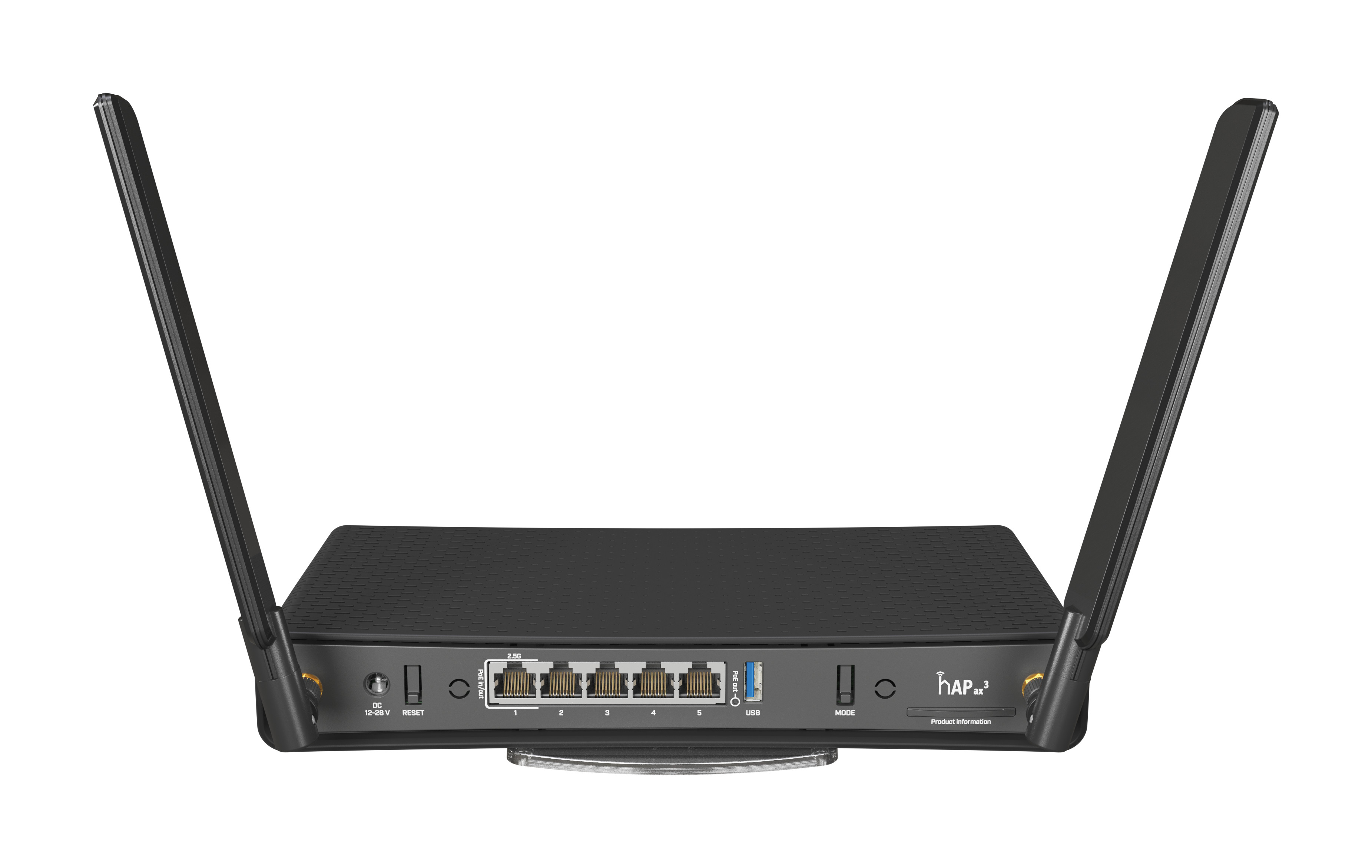Router WiFi 6 Mikrotik hAP ax3 (C53UiG+5HPaxD2HPaxD) 2,4GHz(2x2)/5GHz(2x2) 5p - zdjęcie 1