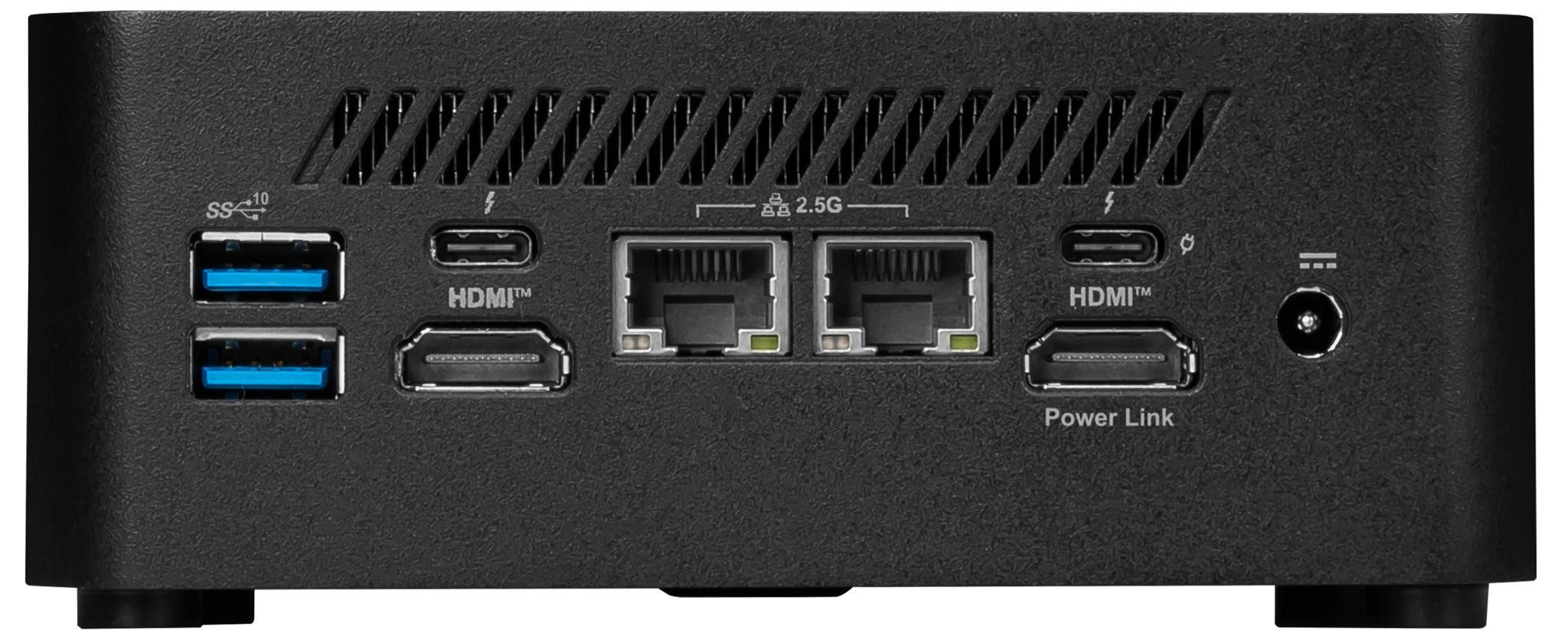 MSI Cubi NUC 1M-003EU i3-100U 8GB SSD512GB Intel UHD Graphics AX211 WiFi 6E Windows 11 Pro Black - zdjęcie 4