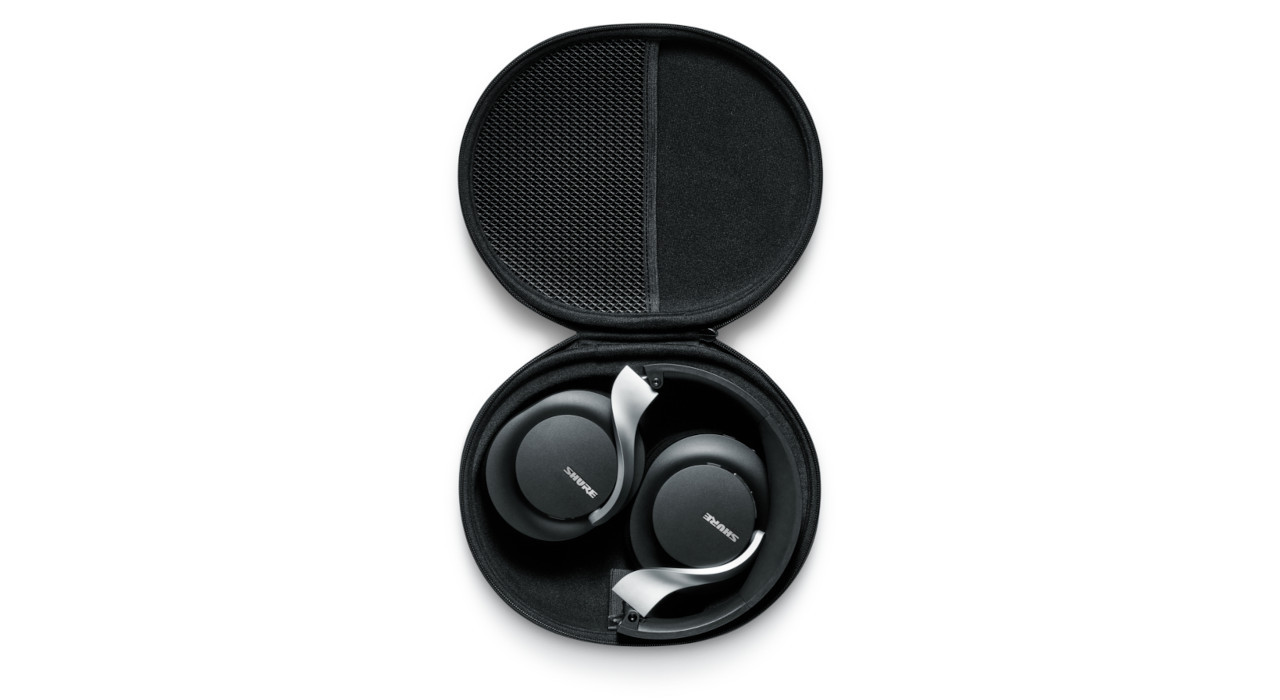 Shure SBH1DYBK1-EFS - Profesjonalne słuchawki bezprzewodowe AONIC 40 z systemem ANC (czarne) - zdjęcie 3