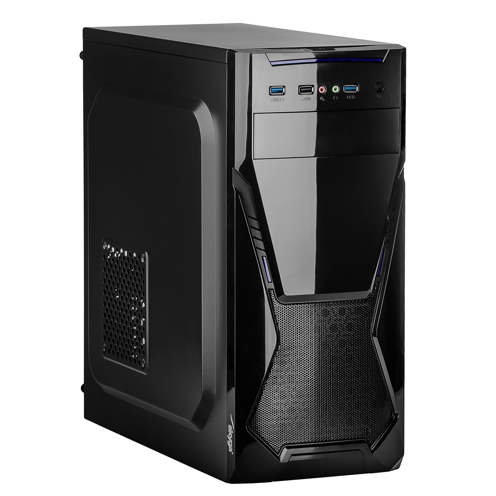 Obudowa microATX Akyga AK13BK Czarny + czerwone wnętrze USB 3.0 - zdjęcie 1