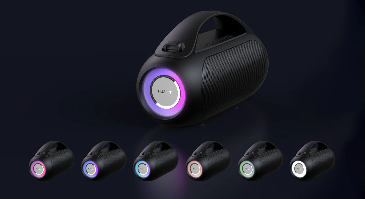 Głośnik bezprzewodowy bluetooth Havit SK821BT (czarny) - zdjęcie 3