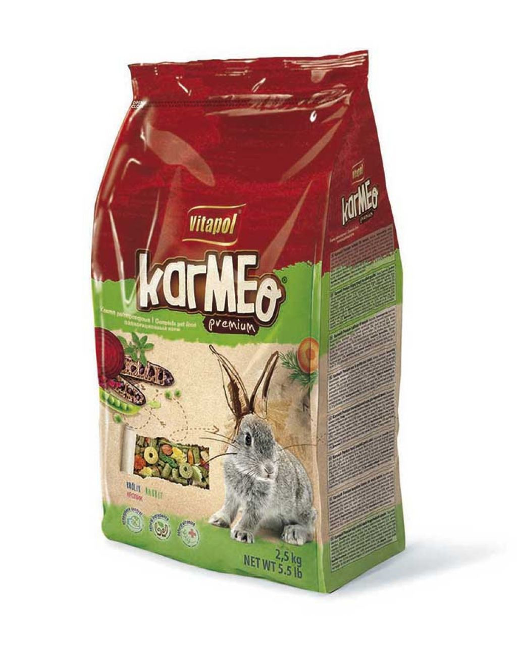 VITAPOL KARMEO Premium Karma Pełnoporcjowa dla królika 2,5kg - zdjęcie 1