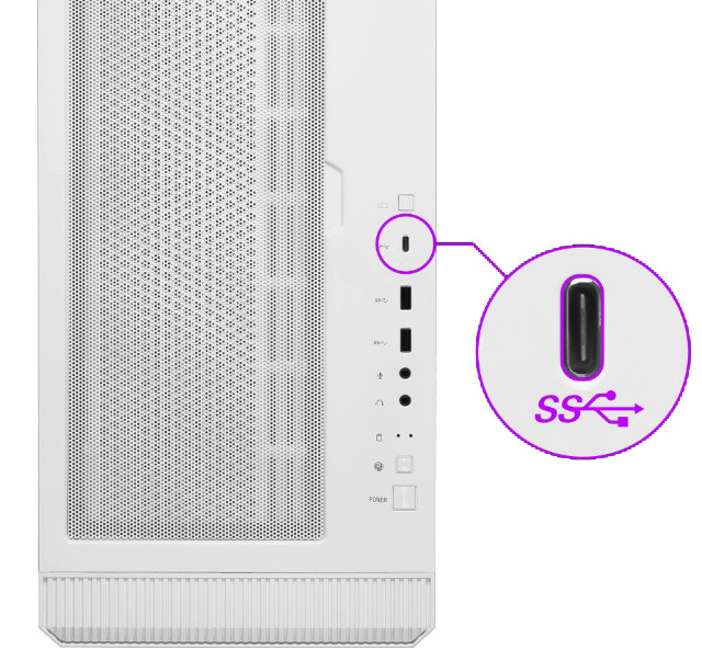 Obudowa MSI MPG VELOX 100R WHITE (306-7G18W21-809) - zdjęcie 7
