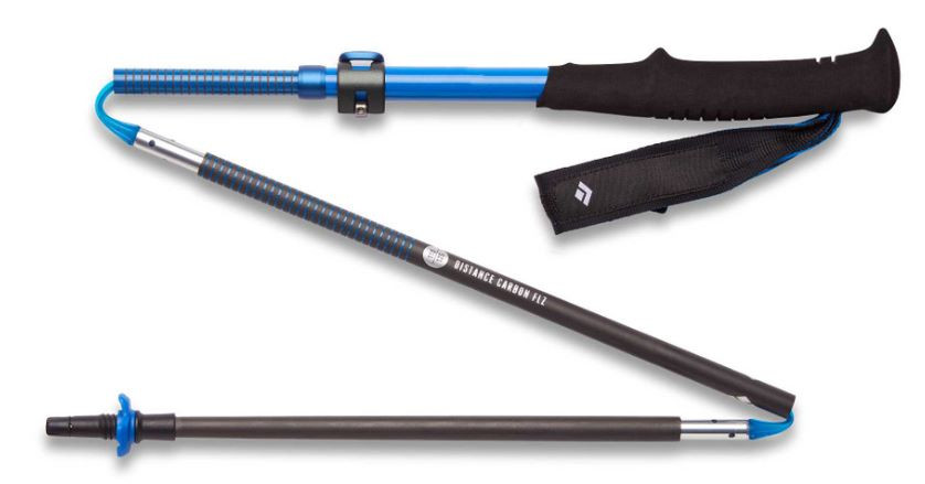 Kije Trekkingowe Black Diamond DISTANCE CARBON FLZ POLES ULTRA BLUE 140 cm - zdjęcie 2