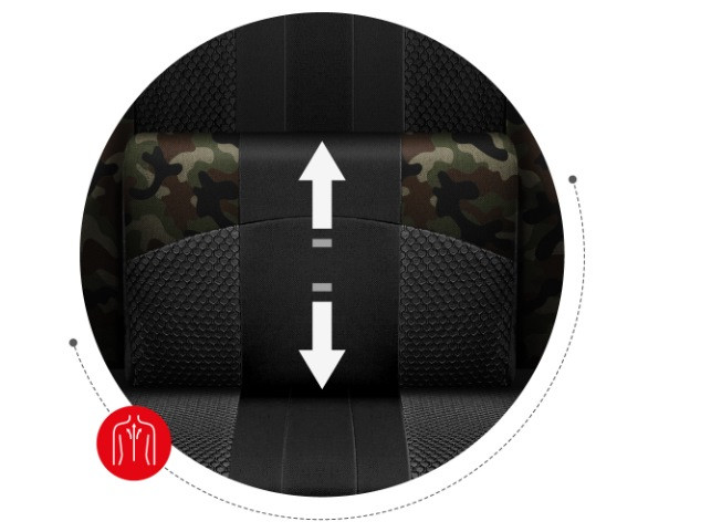 Fotel gamingowy Huzaro Force 4.7 Camo Mesh - zdjęcie 8