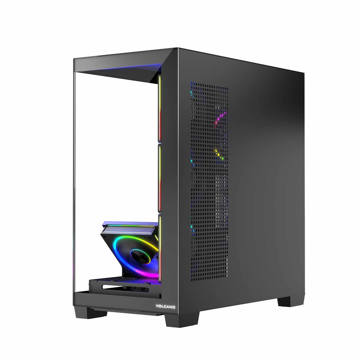 MODECOM OBUDOWA VOLCANO STELLAR ARGB MIDI 5F BLACK - zdjęcie 3