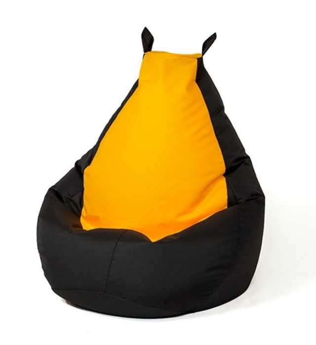 Pufa worek sako BATMAN czarny-żółty XL 130x90 - zdjęcie 1
