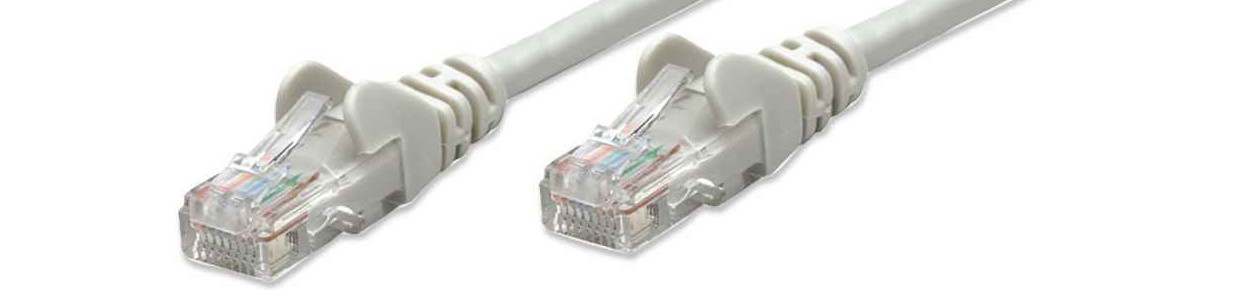 INTELLINET PATCH CORD CAT6 UTP 0,5M SZARY 100% MIE - zdjęcie 1