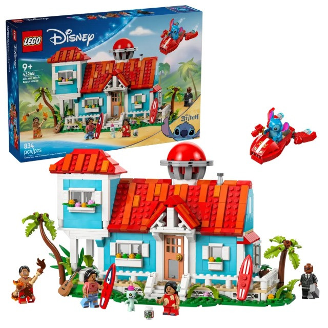 LEGO DISNEY CLASSIC 43268 Domek na plaży Lilo i Stitcha - zdjęcie 1