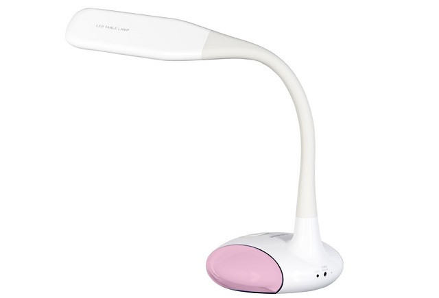Nowoczesna lampka na biurko wielokolorowa RGB LED Activejet VENUS RGB biała z funkcją oświetlenia nocnego - zdjęcie 1