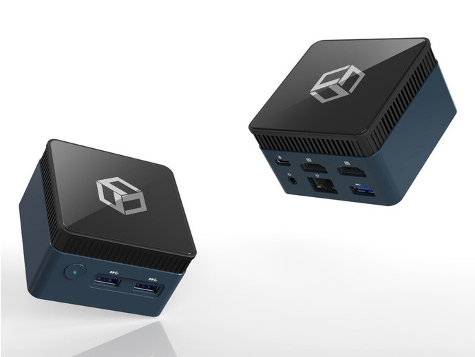 Mini PC Qoobe ANN100 N100/12GB/SSD 512GB/Win 11 Pro czarny - zdjęcie 2
