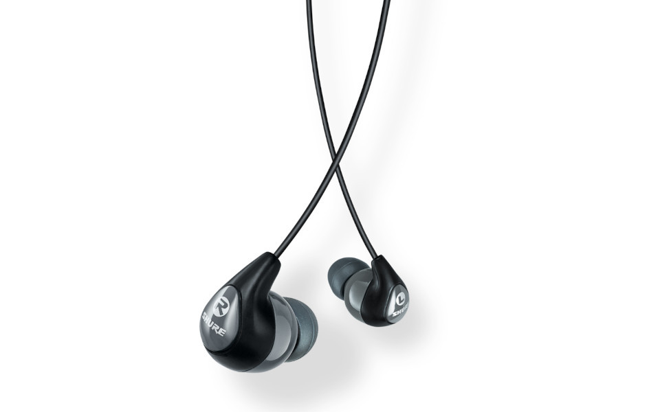 Shure SE112-GR-EFS - Słuchawki douszne, szare - zdjęcie 1