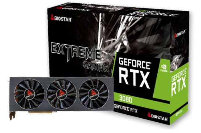 Karta graficzna BIOSTAR GeForce RTX 3080 10GB (VN3816RMT3) - zdjęcie 1