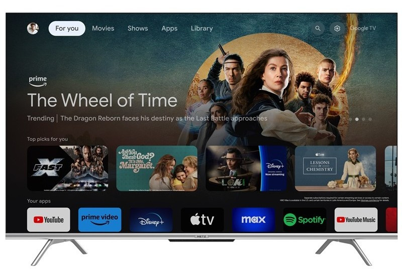 Telewizor 50" METZ 50MUD7000Z 4K Ultra HD Google TV HDR HLG Dolby Audio - zdjęcie 2