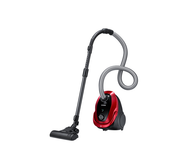 Odkurzacz Samsung VC07M25E0WR/SB (750W; czerwony) - zdjęcie 1