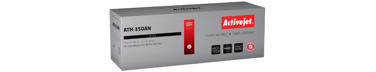 Activejet ATH-350AN Toner do drukarki HP, Zamiennik HP 130A CF350A; Supreme; 1300 stron; czarny. - zdjęcie 6