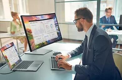 Dell Premier Multi-Device Wireless Keyboard and Mouse - KM7321W - US International (QWERTY) - zdjęcie 2