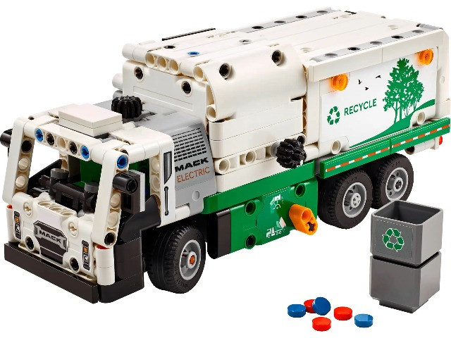 LEGO TECHNIC 42167 Śmieciarka Mack® LR Electric - zdjęcie 2