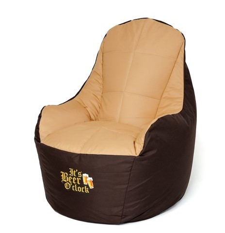 Pufa worek sako BOSS brązowy-beżowy XXL 140x90 - zdjęcie 1