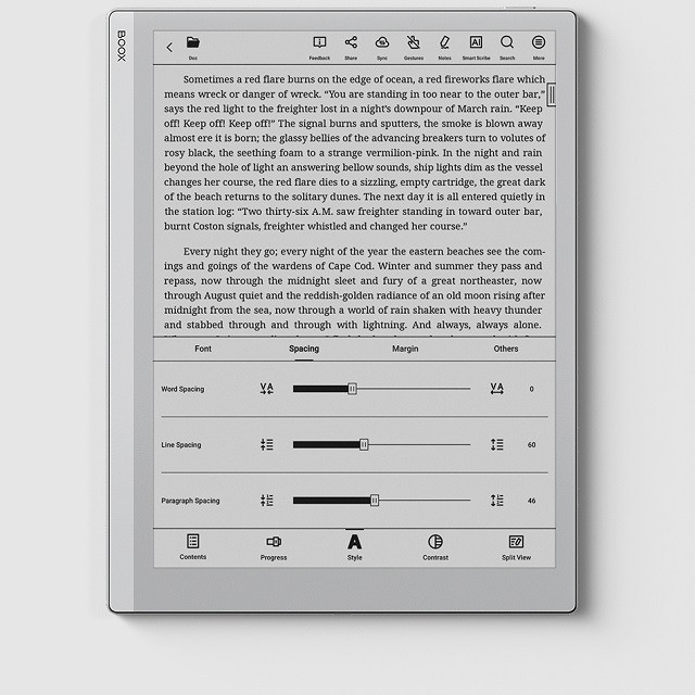 Czytnik e-booków Onyx Boox Go 10,3" Carta 1200 64GB Wi-Fi Grey - zdjęcie 4