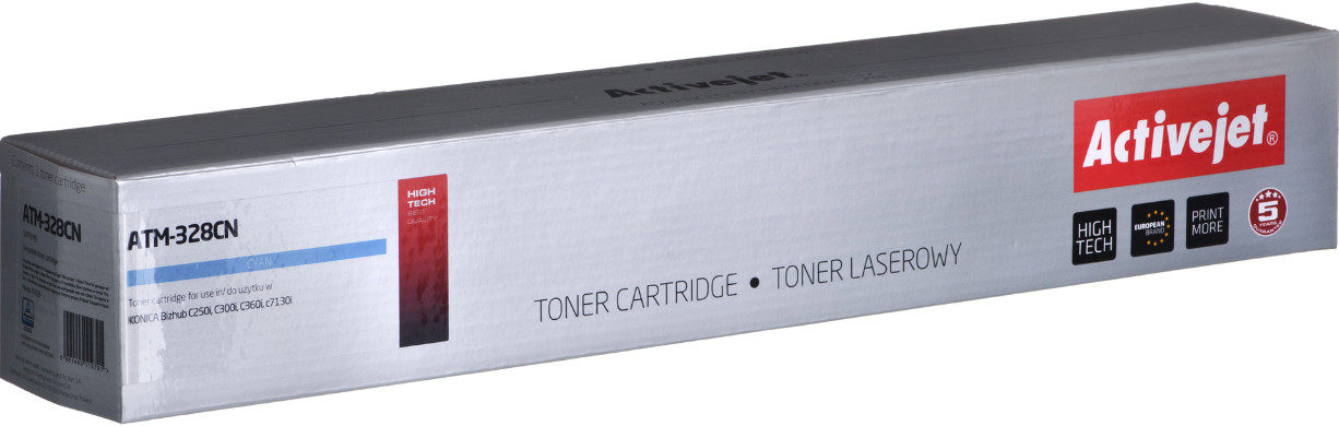 Activejet ATM-328CN Toner do drukarki Konica Minolta, zamiennik Konica Minolta TN328C; Supreme; 28000 stron; błękitny. - zdjęcie 6