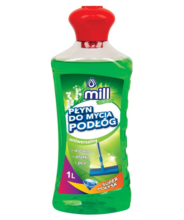 MILL CLEAN Płyn do mycia podłóg o zapachu Konwalii 1l - zdjęcie 1